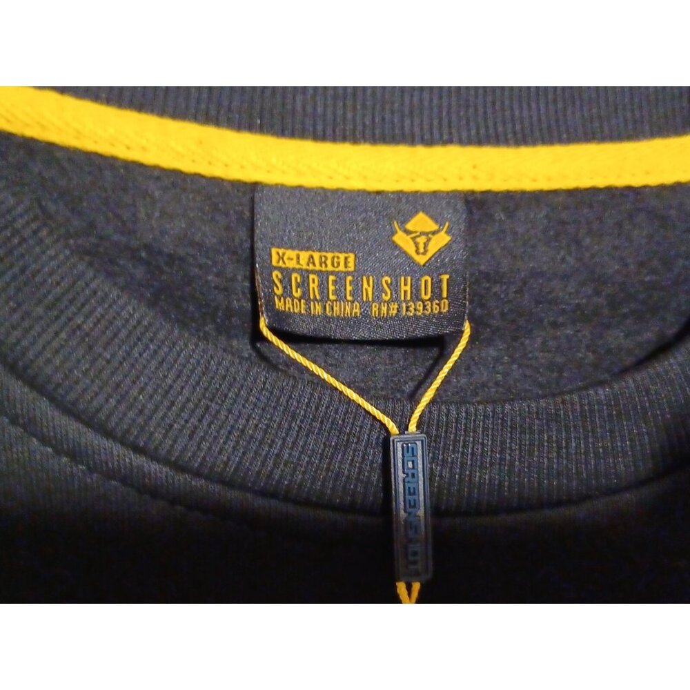 Screenshot Utility Multi Pocket Crew Neck Fleece Black XL Sweatshirt - Picture 7 of 8